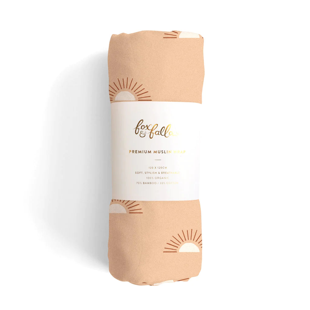 Suns Coffee Organic Muslin Wrap Swaddle