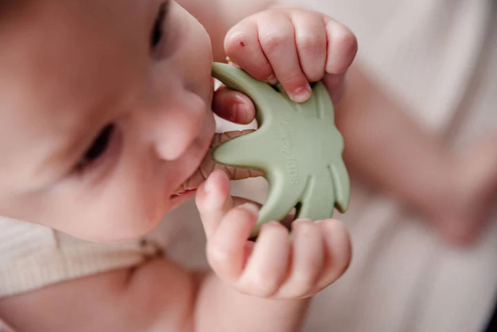 Silicone Teether- Sage Palm Tree